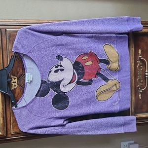 Disney Parks Mickey Purple Sweater (Never Worn)